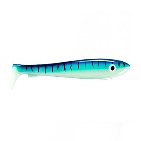 Abu Garcia Svartzonker Mc Rubber Shad 9cm Blau Schwarz 2.0 Glow Mackerel