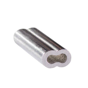 Blue Crab Alu Sleeves Double 1.5x18mm 25 Stk.