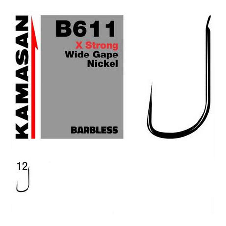 Kamasan B611 Haken ohne Widerhaken BAG (3)