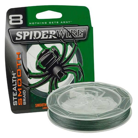 SpiderWire Stealth Smooth 8 | Moosgrün 300m 0.15mm