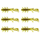 Berkley PowerBait Sick Bug 10cm, 6 Stk Pumpkin Chartreuse
