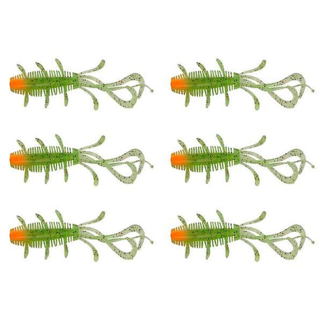 Berkley PowerBait Sick Bug 10cm, 6 Stk Firetiger