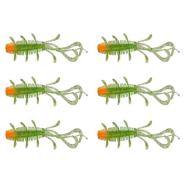 Berkley PowerBait Sick Bug 10cm, 6 Stk Firetiger