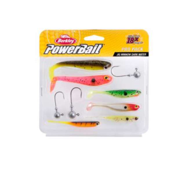 Berkley PowerBait Pro Pack | Jig Minnow | Dunkles Wasser | Bausatz