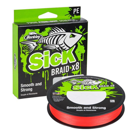 Berkley Sick Braid Rot 150m 0.19mm - 300m