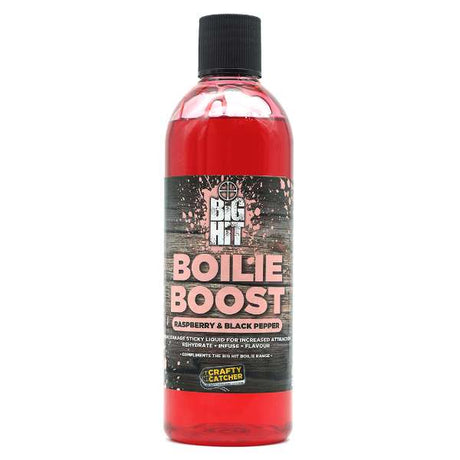Crafty Catcher Big Hit Bait Booster 500ml Raspberry & Black Pepper