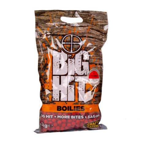 Crafty Catcher Big Hit Boilies Erdbeercreme 15mm 2kg
