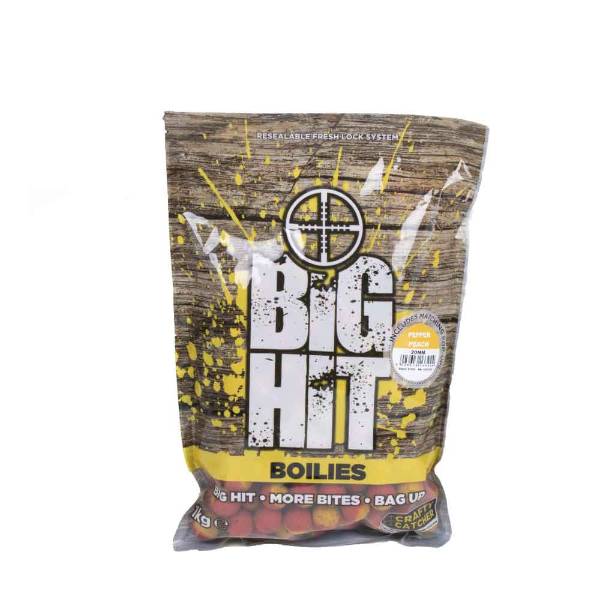 Crafty Catcher Pepper Peach Boilies 1kg 20mm