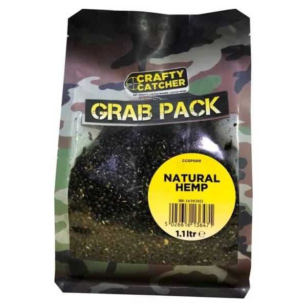 Crafty Catcher Naturhanf Partikel 1,1L Grab Pack