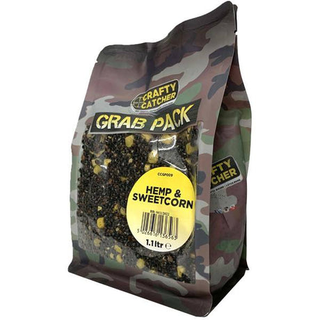 Crafty Catcher Hanf & Zuckermais Partikel 1,1L Grab Pack
