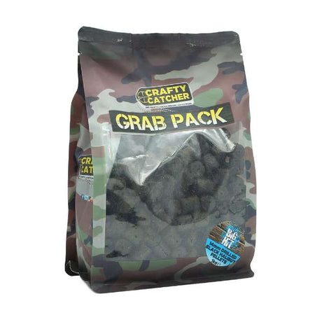 Crafty Catcher Gebohrter Schwarzer Heilbutt Pellet 14mm