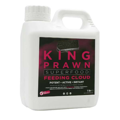 Crafty Catcher King Prawn Feeding Cloud 1ltr King Prawn
