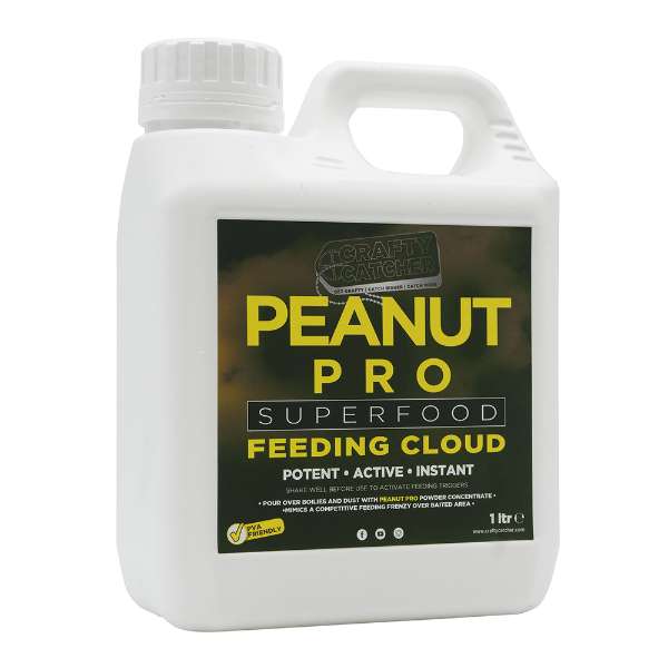 Crafty Catcher King Prawn Feeding Cloud 1ltr Peanut Pro