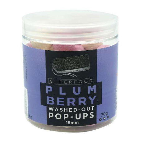 Crafty Catcher Washed Out Popup King Prawn 15mm/70g Plum Berry