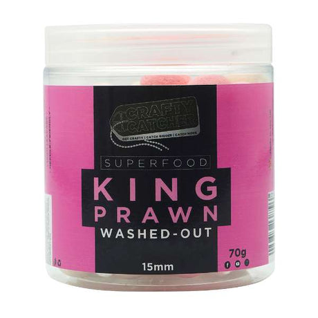 Crafty Catcher Washed Out Wafter King Prawn 15mm/70g King Prawn
