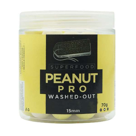 Crafty Catcher Washed Out Wafter King Prawn 15mm/70g Peanut Pro