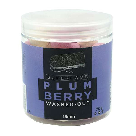 Crafty Catcher Washed Out Wafter King Prawn 15mm/70g Plum Berry