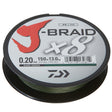Daiwa J-Braid X8 Dunkelgrün - 150m - Geflochtene Schnur 0.13mm