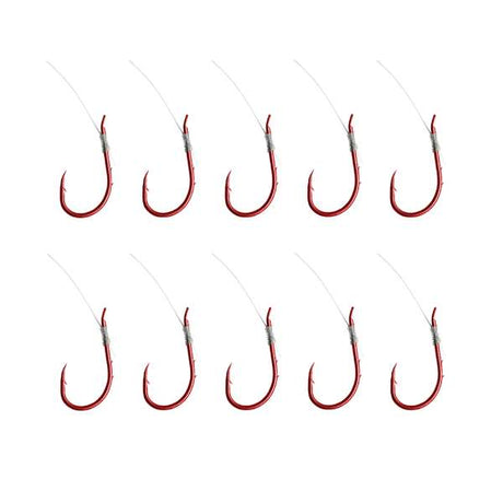 DAM Spezi Forelle Rot Vorfach 70cm 10 Stück