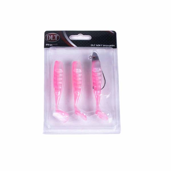 DLT Soft Invasion Shad – Pink 26g 11cm