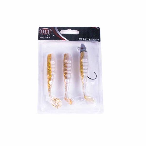 DLT Soft Invasion Shad Braun 26g 11cm