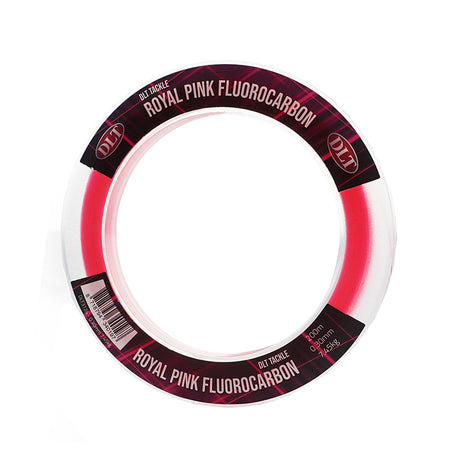 DLT Royal Pink Fluorocarbon Angelschnur – 200 m für Raubfisch & Karpfen