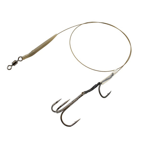 DLT Pike Toter Köder Rig | Einzel | 12kg | 40cm