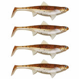 Senshu Real Fin Shad 8cm 4g 4er Set Magic Motoroil