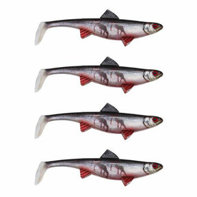 Senshu Real Fin Shad 8cm 4g 4er Set Bloody Baitfish