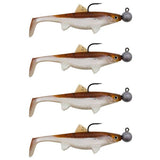 Senshu Real Fin Shad 8 Ready2Catch 8cm 11g 4er Magic Motoroil