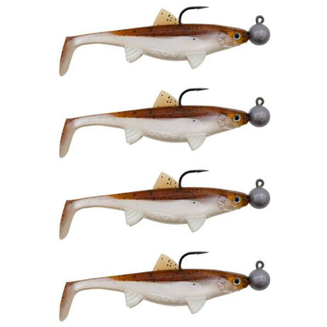 Senshu Real Fin Shad 8 Ready2Catch 8cm 11g 4er Magic Motoroil