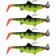 Senshu Real Fin Shad 8 Ready2Catch 8cm 11g 4er Shiny Tiger