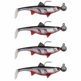Senshu Real Fin Shad 8 Ready2Catch 8cm 11g 4er Bloody Baitfish