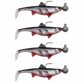 Senshu Real Fin Shad 8 Ready2Catch 8cm 11g 4er Bloody Baitfish
