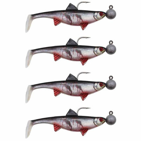 Senshu Real Fin Shad 8 Ready2Catch 8cm 11g 4er Bloody Baitfish