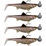 Senshu Real Fin Shad 8 Ready2Catch 8cm 11g 4er Rainbow Trout