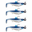 Senshu Real Fin Shad 8 Ready2Catch 8cm 11g 4er Flaky Blue
