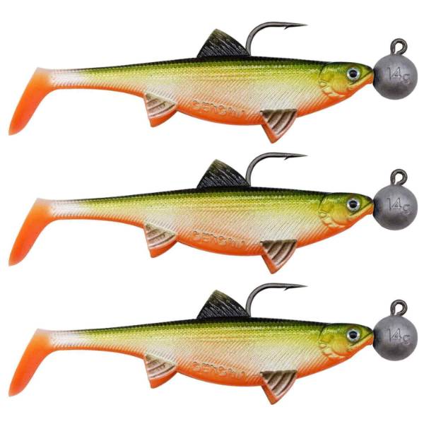 Senshu Real Fin Shad 12 Ready2Catch 12cm 25g 3er Orange Belly