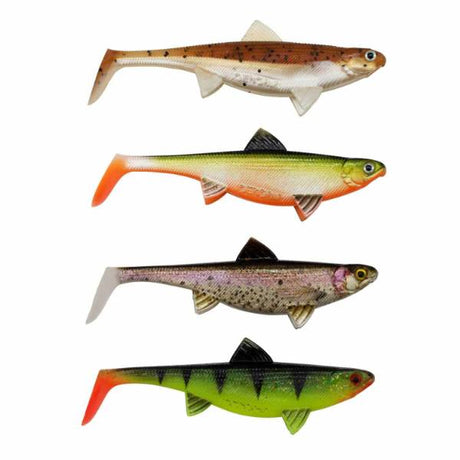 Senshu Real Fin Shad 8 Mixpack 8cm 11g 4 Stück