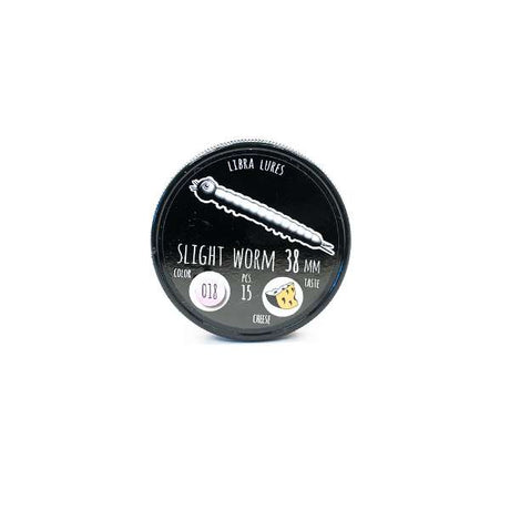 Libra Lures Slight Worm Silberperle 3,8cm 15er