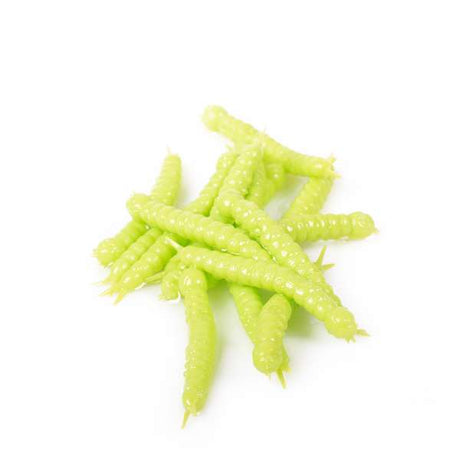 Libra Lures Slight Worm Silberperle 3,8cm 15er Apple Green