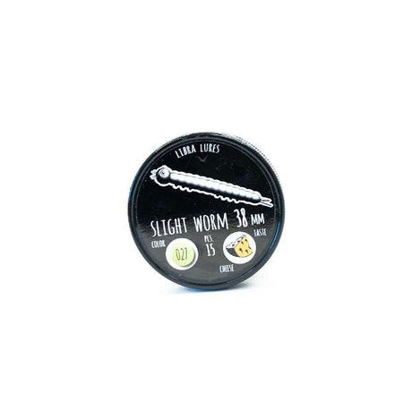 Libra Lures Slight Worm Silberperle 3,8cm 15er