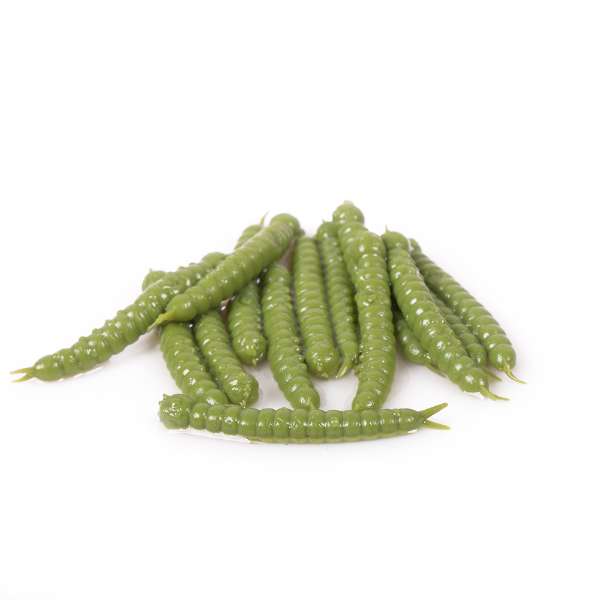 Libra Lures Slight Worm Silberperle 3,8cm 15er Olive