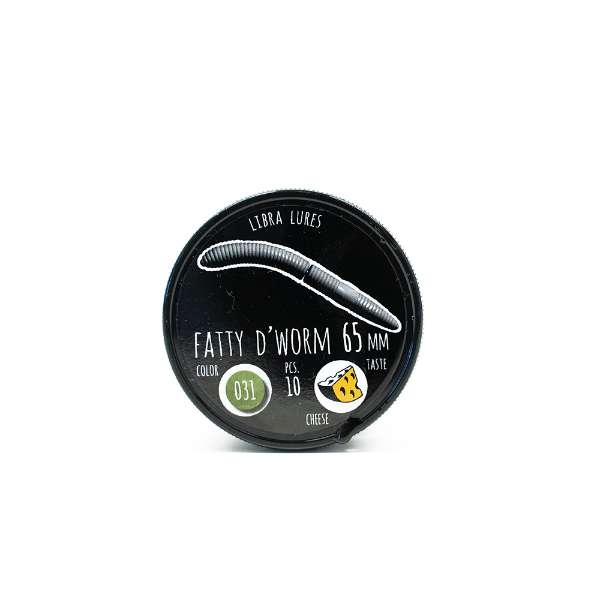 Libra Lures Fatty D'Worm 6,5 cm | 10 Stück
