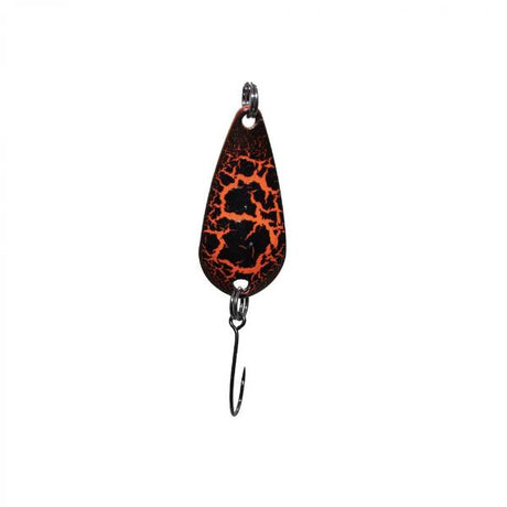 Troutlook Forellenkelle Spoon 3,0g Rot Schwarz Flash