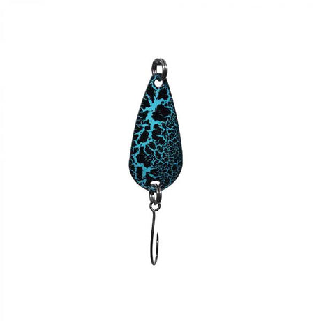 Troutlook Forellenkelle Spoon 3,0g Blau Schwarz Flash