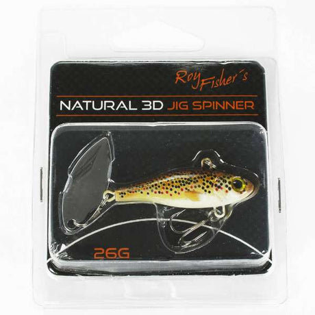 Roy Fishers Natural 3D Jig Spinner Forelle 26g