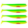 Eurocatch Fishing Zander Gummifisch Shad 12cm, 5 Stk UV Firetiger - 15cm