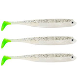 Eurocatch Fishing Zander Gummifisch Shad 12cm, 5 Stk UV Salt-n-Pep. Chart. T- 20cm