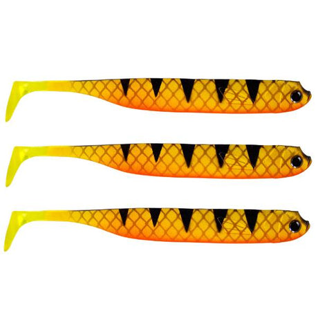 Eurocatch Fishing Zander Gummifisch Shad 12cm, 5 Stk UV Barsch - 20cm